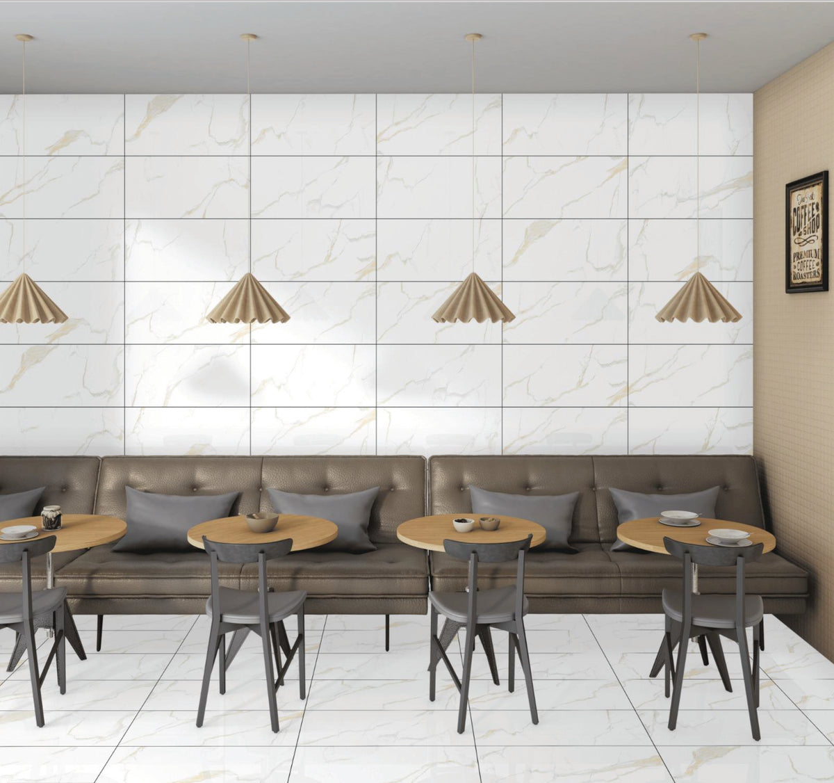 Porcelain Tile MAXIMUS GOLD Collection 3 Sizes 1 Color 2 Finishs
