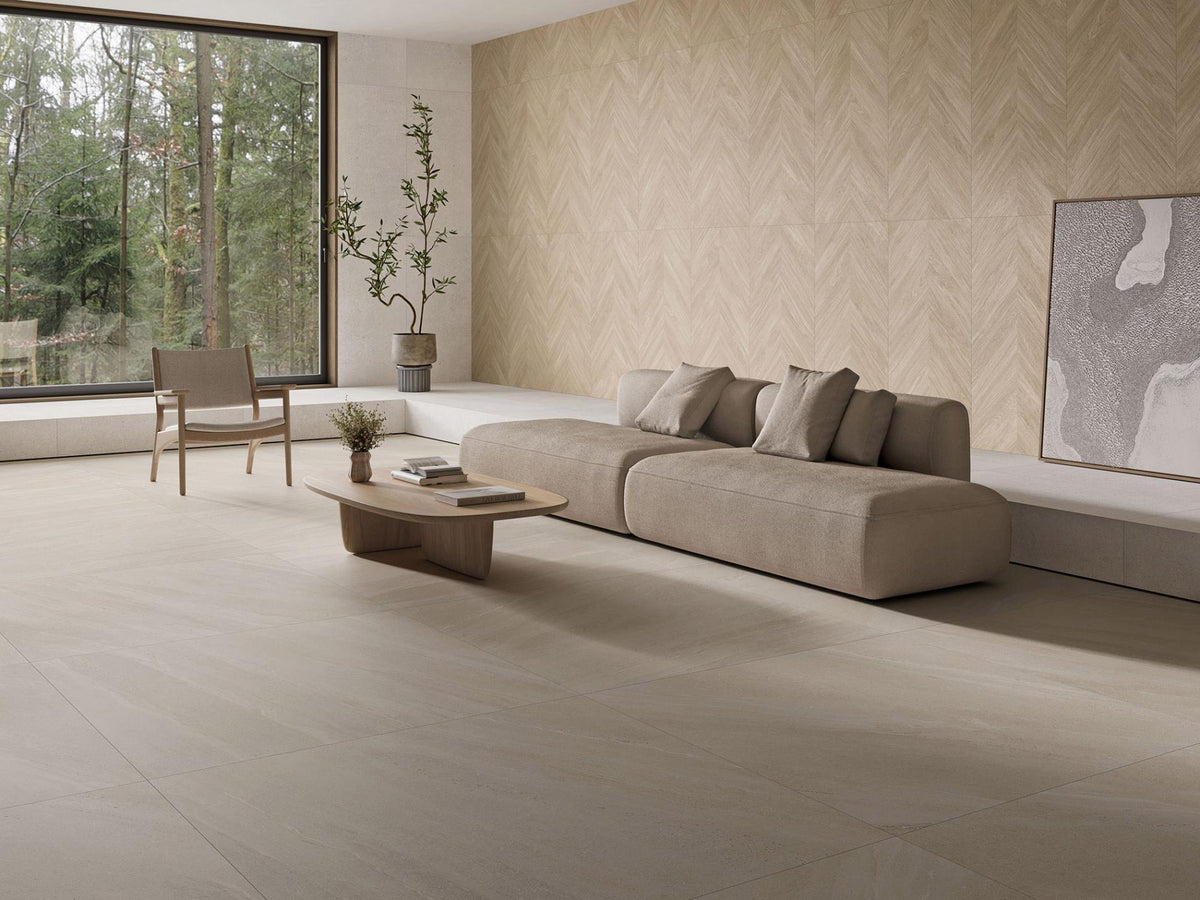 Carreaux de céramique en porcelaine - Collection PAMSTONE disponible en 1 taille, 2 couleurs et 1 finition.