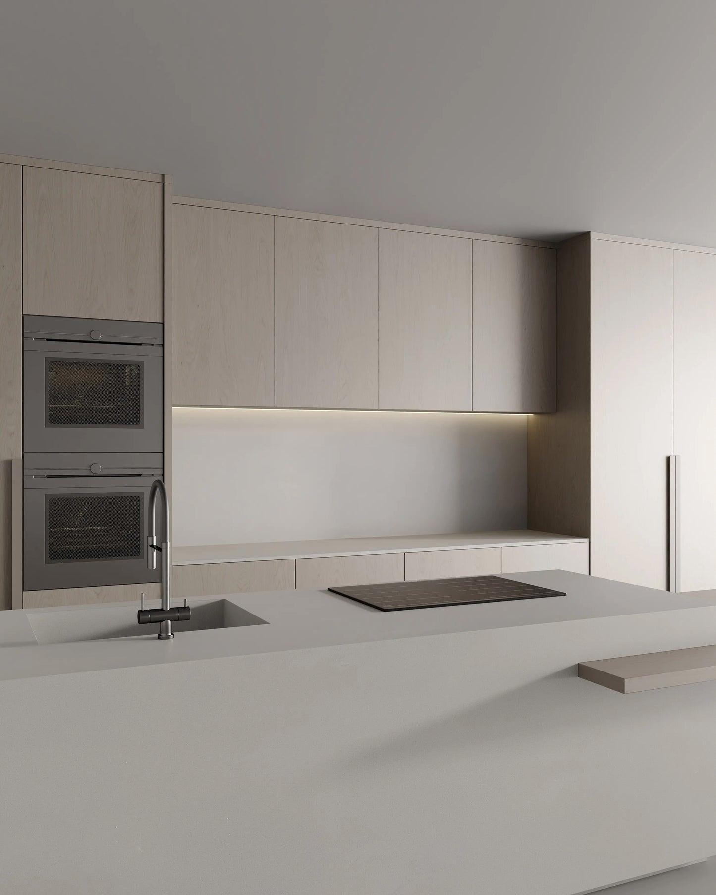 Countertop Quartz 2cm - 3cm TCE 1504 Pure Grey 63x118 in
