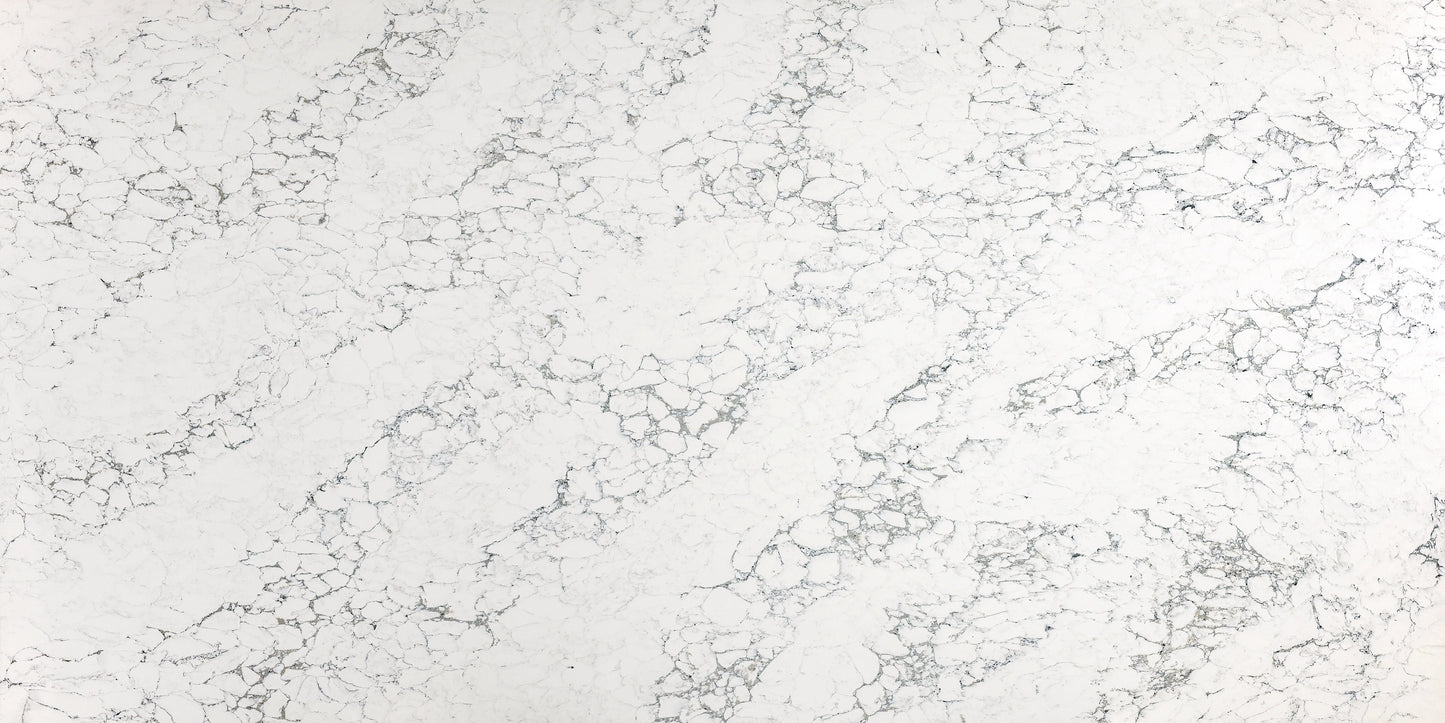 Comptoir en quartz 2 cm - 3cm TCE 4037 Misty Arabescato 63x126  po
