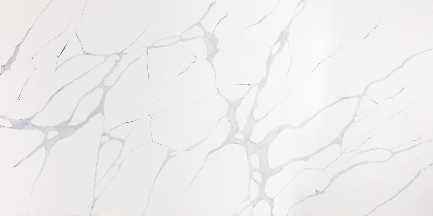 Countertop Quartz 2cm - 3cm TCE  4040 Arctic Flow 63x126 in