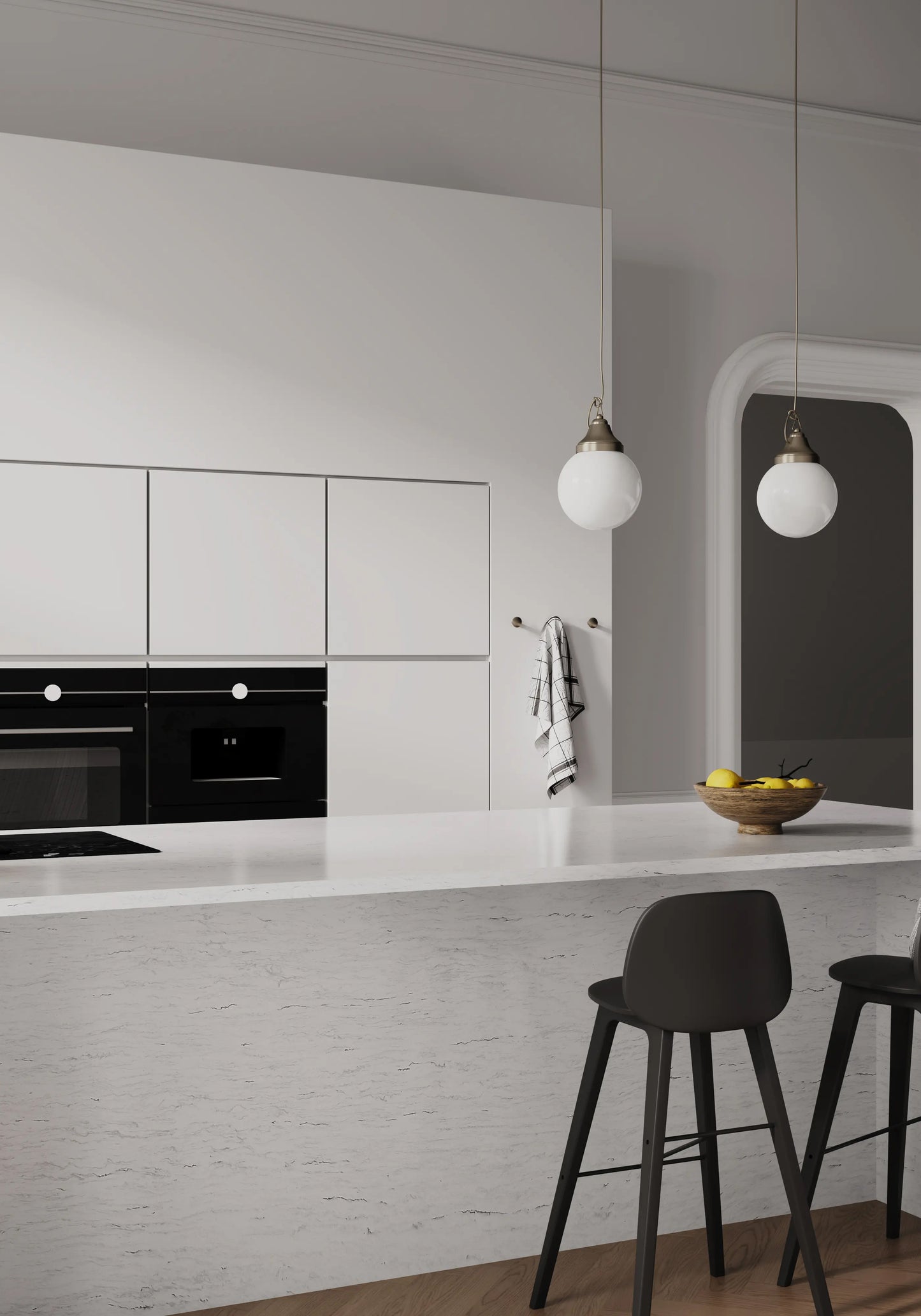 Comptoir en quartz 2 cm - 3cm TCE 4041 Tundra 63 x 126 po