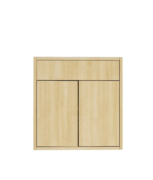 Vanité 24 Suspendu 2 Portes avec Comptoir Beauté Nature