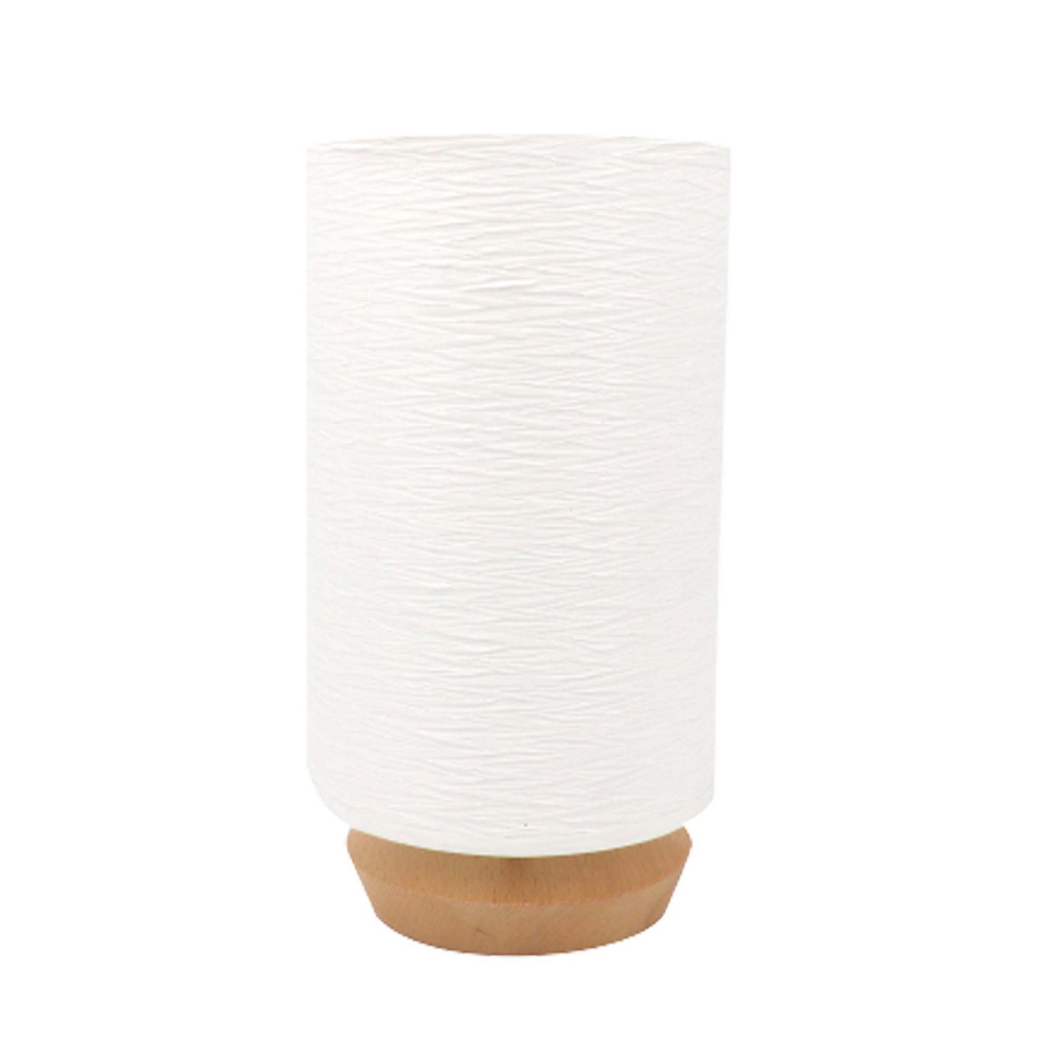 Woodward Cylinder Table Lamp - White